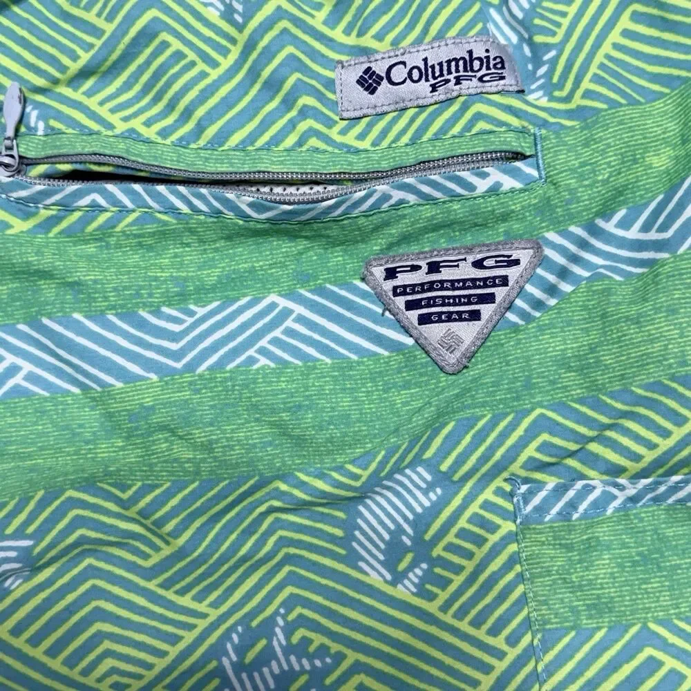 Columbia PFG Men’s Swimsuit | XL | Multiple Pockets | Drawstring | Belt Loops